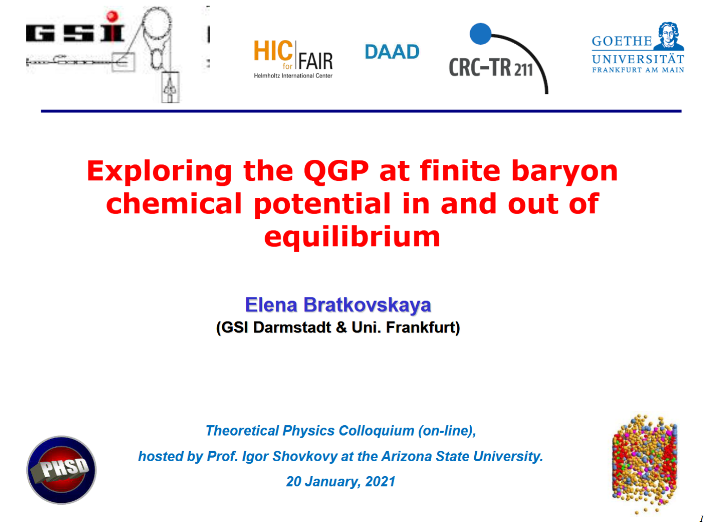 Cover: Exploring the QGP at finite baryon chemical potential in and out of equilibrium