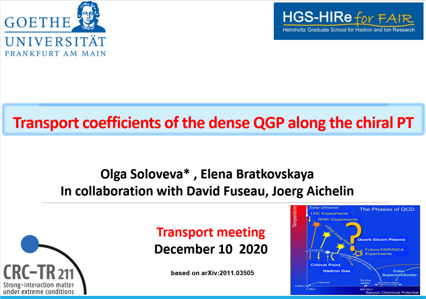 Cover: Transport coefficients of the dense QGP along the chiral phase transition