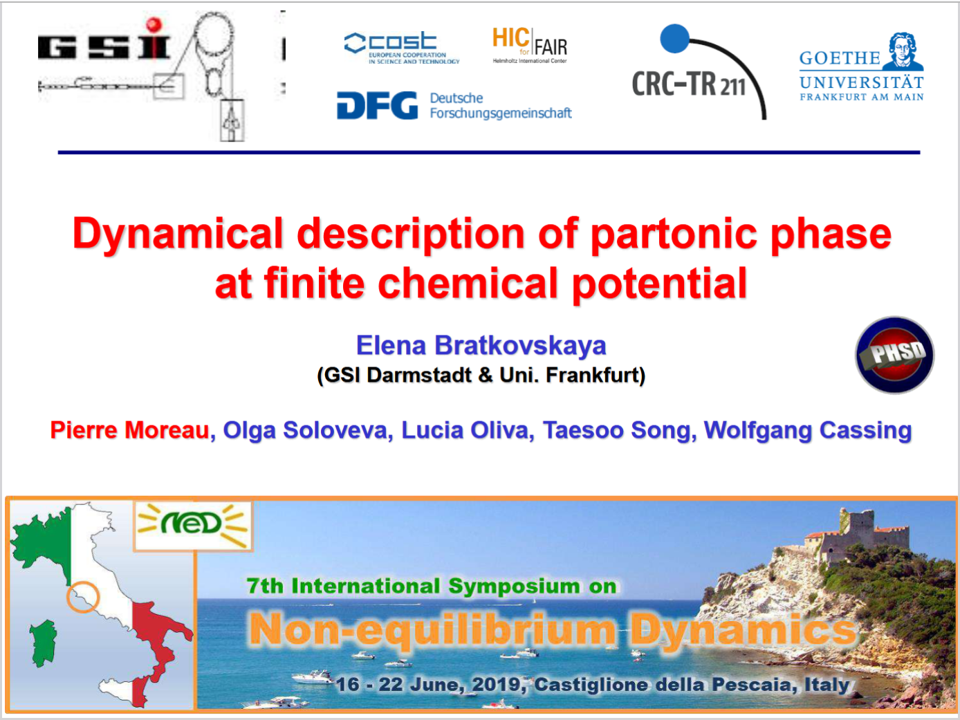 Cover: Dynamical description of the partonic phase at finite chemical potential
